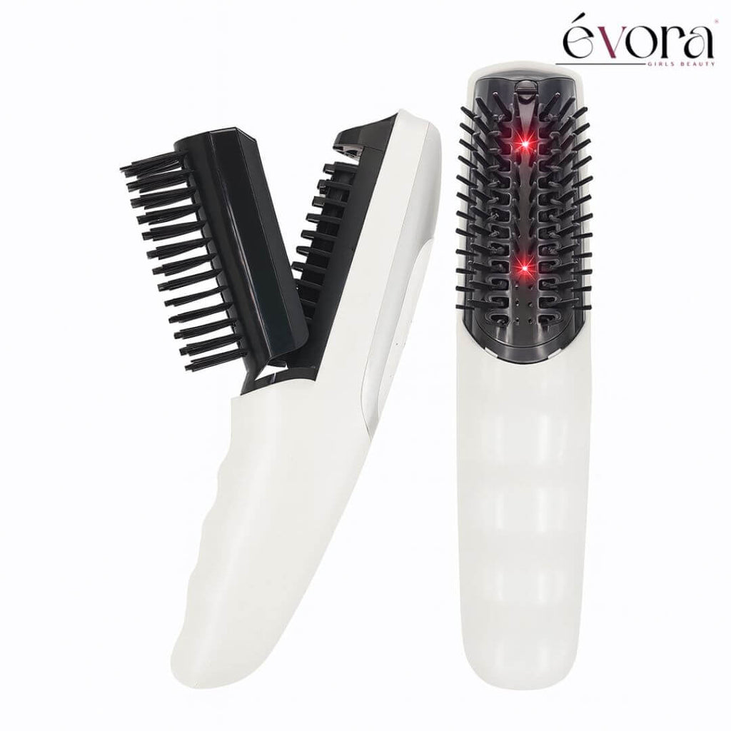 Cepillo Anticaída con Led Terapia y Vibración Profesional