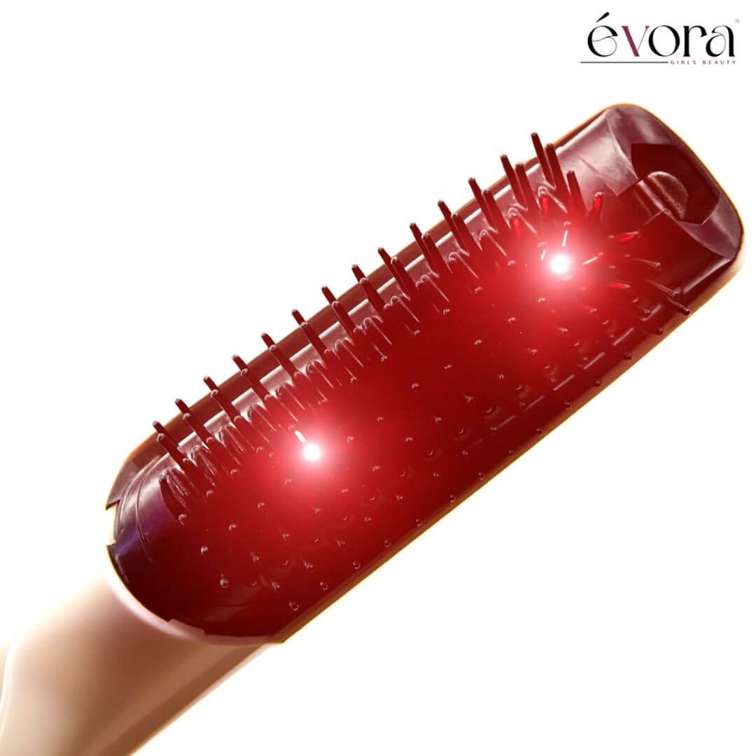 Cepillo Anticaída con Led Terapia y Vibración Profesional