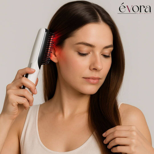 Cepillo Anticaída con Led Terapia y Vibración Profesional