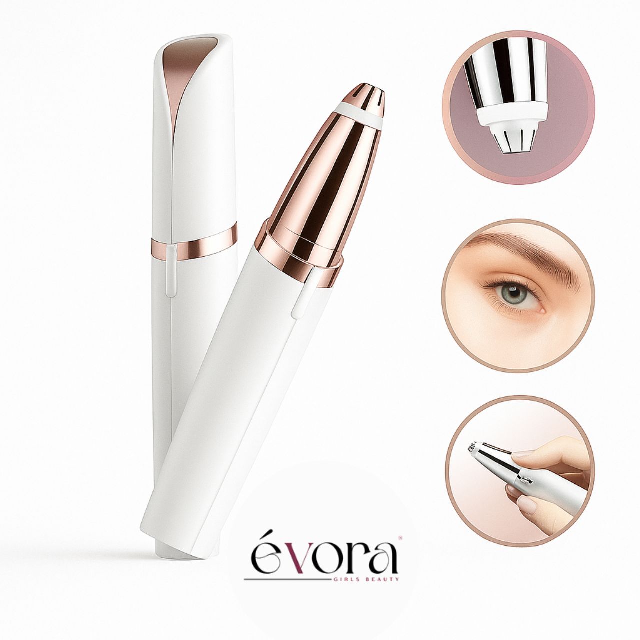 Depiladora  Évora™ BrowsLight- Precisión Milimétrica con Luz LED